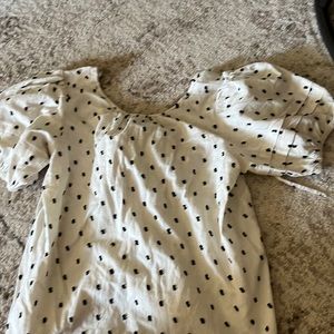 polka dot madewell top